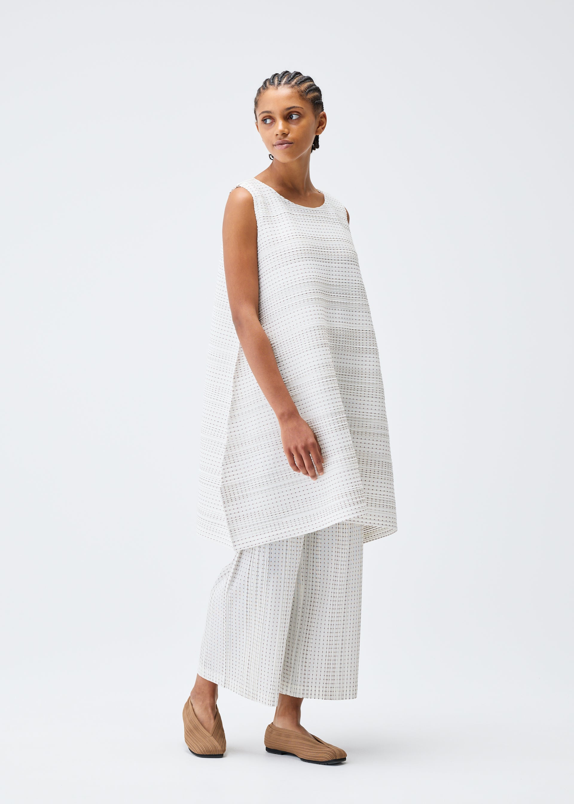 COTTON SKIP Tunic White – ISSEY MIYAKE EU