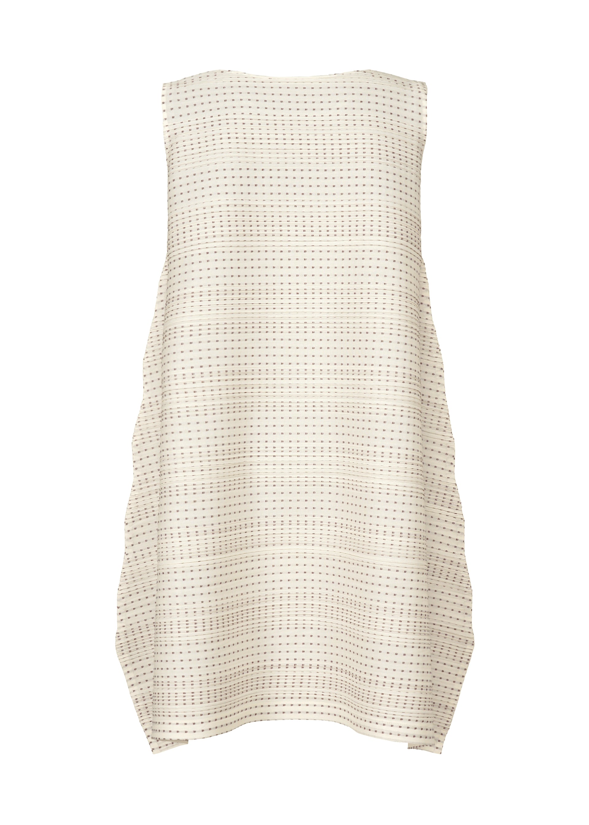 PLEATS PLEASE COTTON SKIP　トップス白 COTTON SKIP Tunic White – ISSEY MIYAKE EU