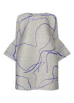 A product shot of the Pleats Please Issey Miyake PAUSE tunic in .