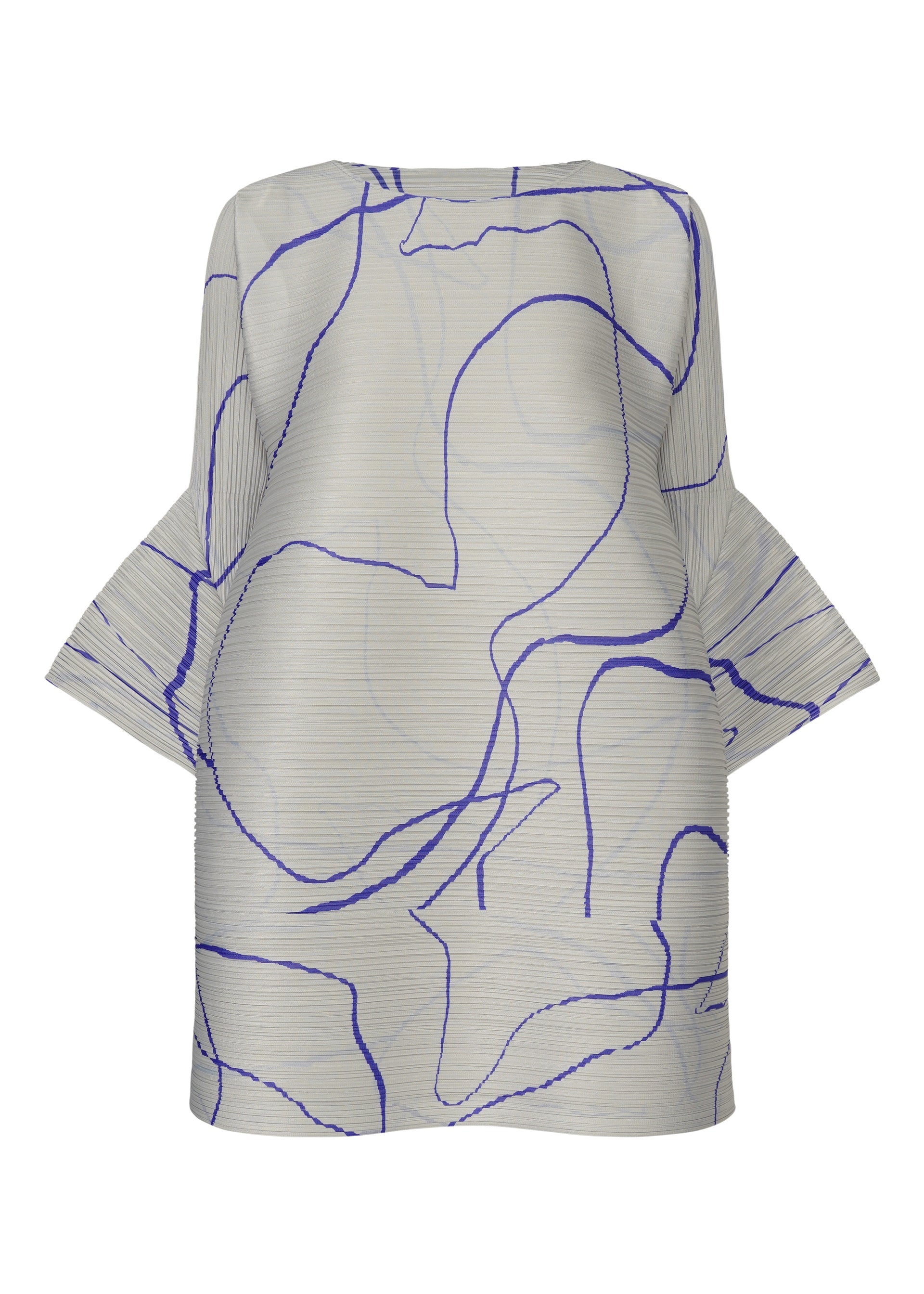 A product shot of the Pleats Please Issey Miyake PAUSE tunic in .