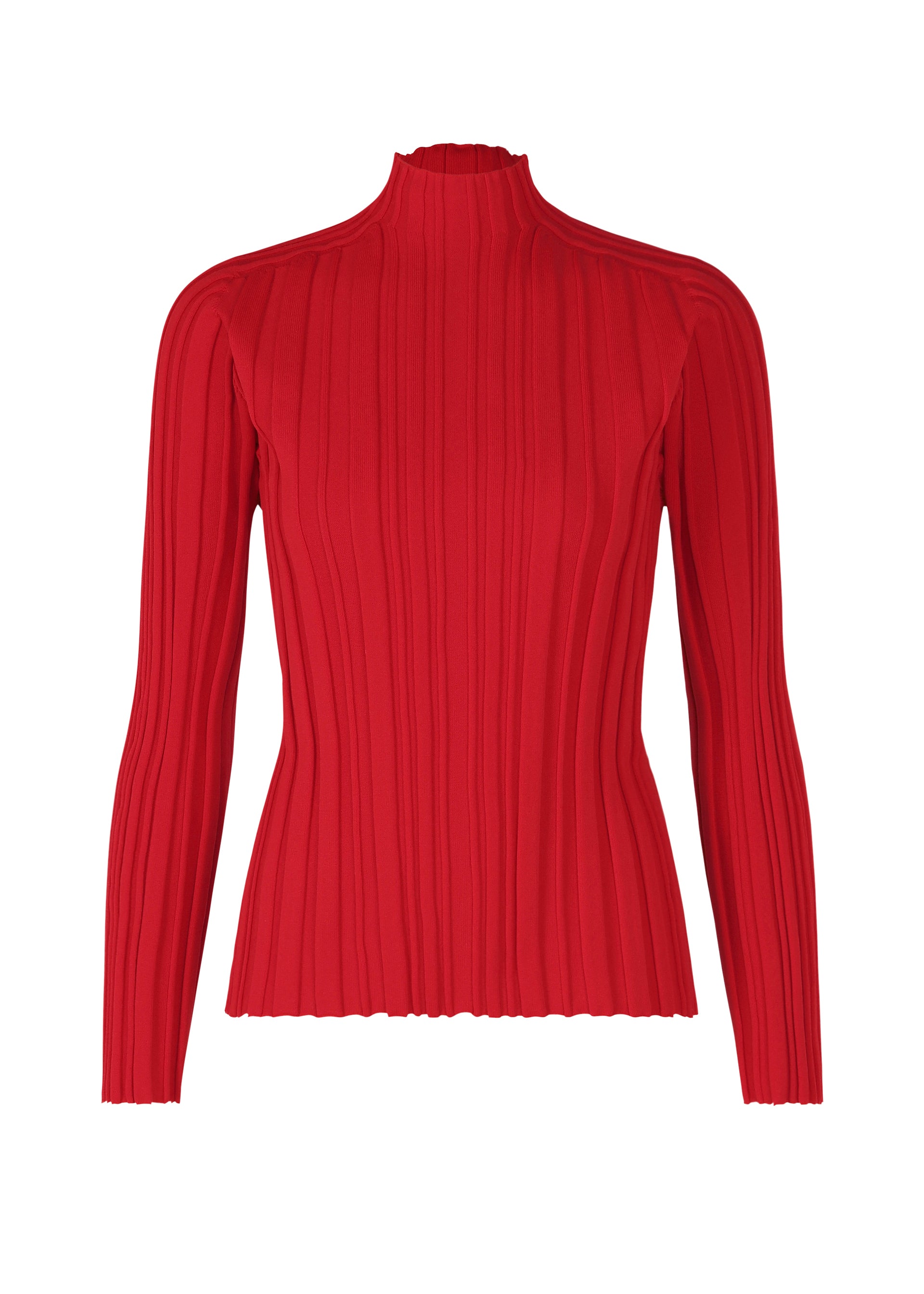RIB KNIT Top Red