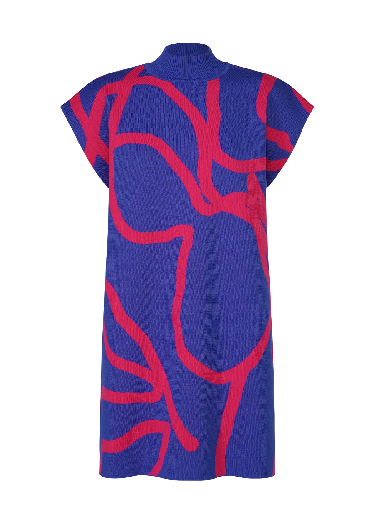 PAUSE KNIT Tunic Blue