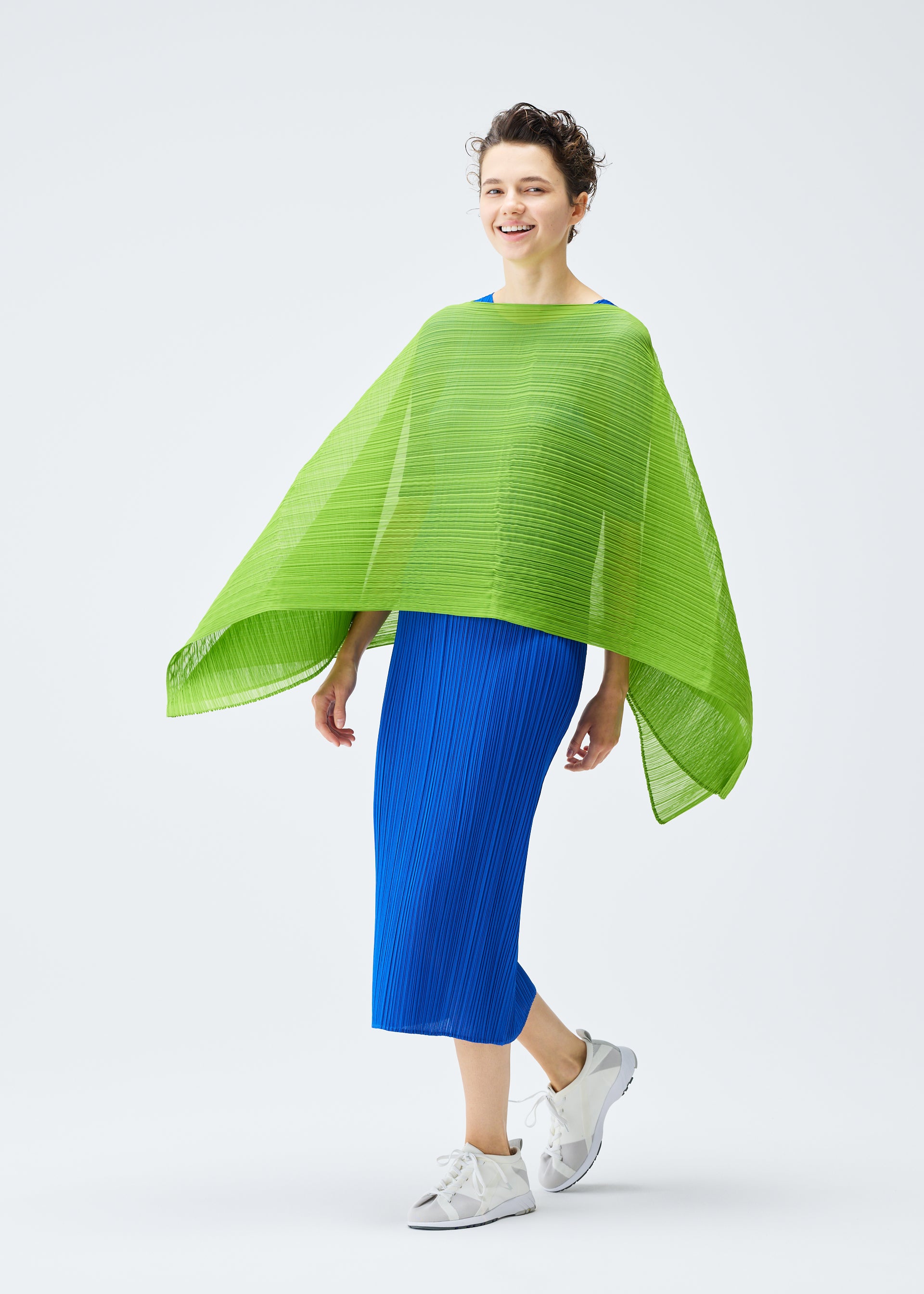 MADAME-T AUGUST Stole Yellow Green – ISSEY MIYAKE EU