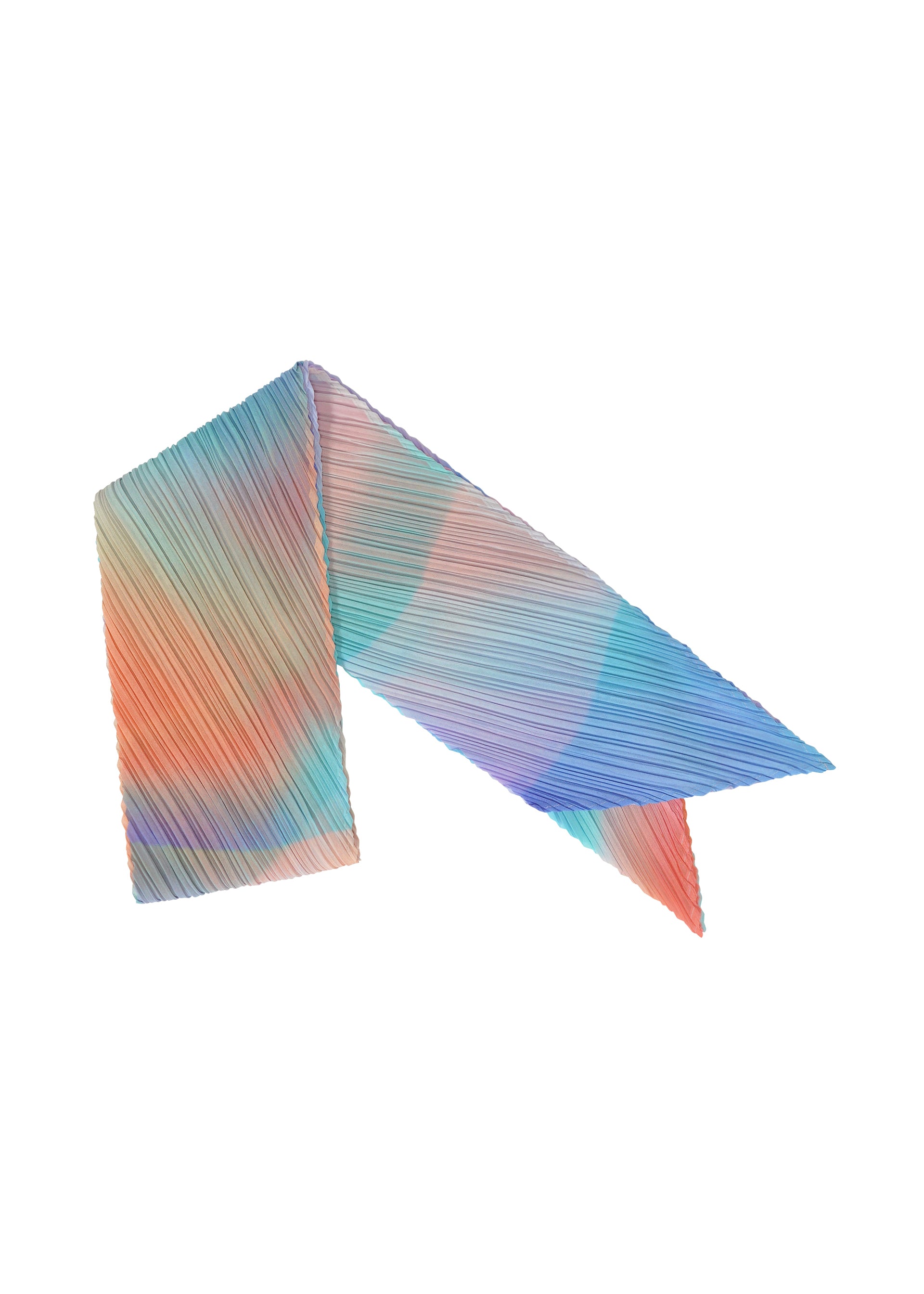 GROOVE SCARF Stole Blue