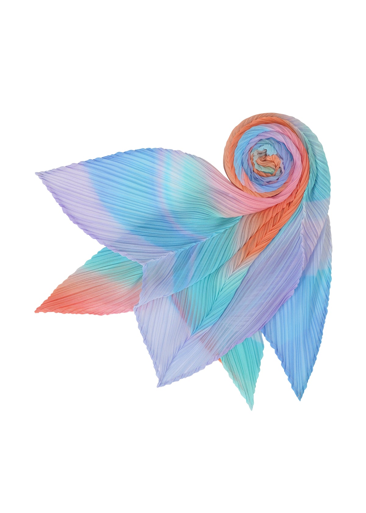 GROOVE SCARF Stole Blue