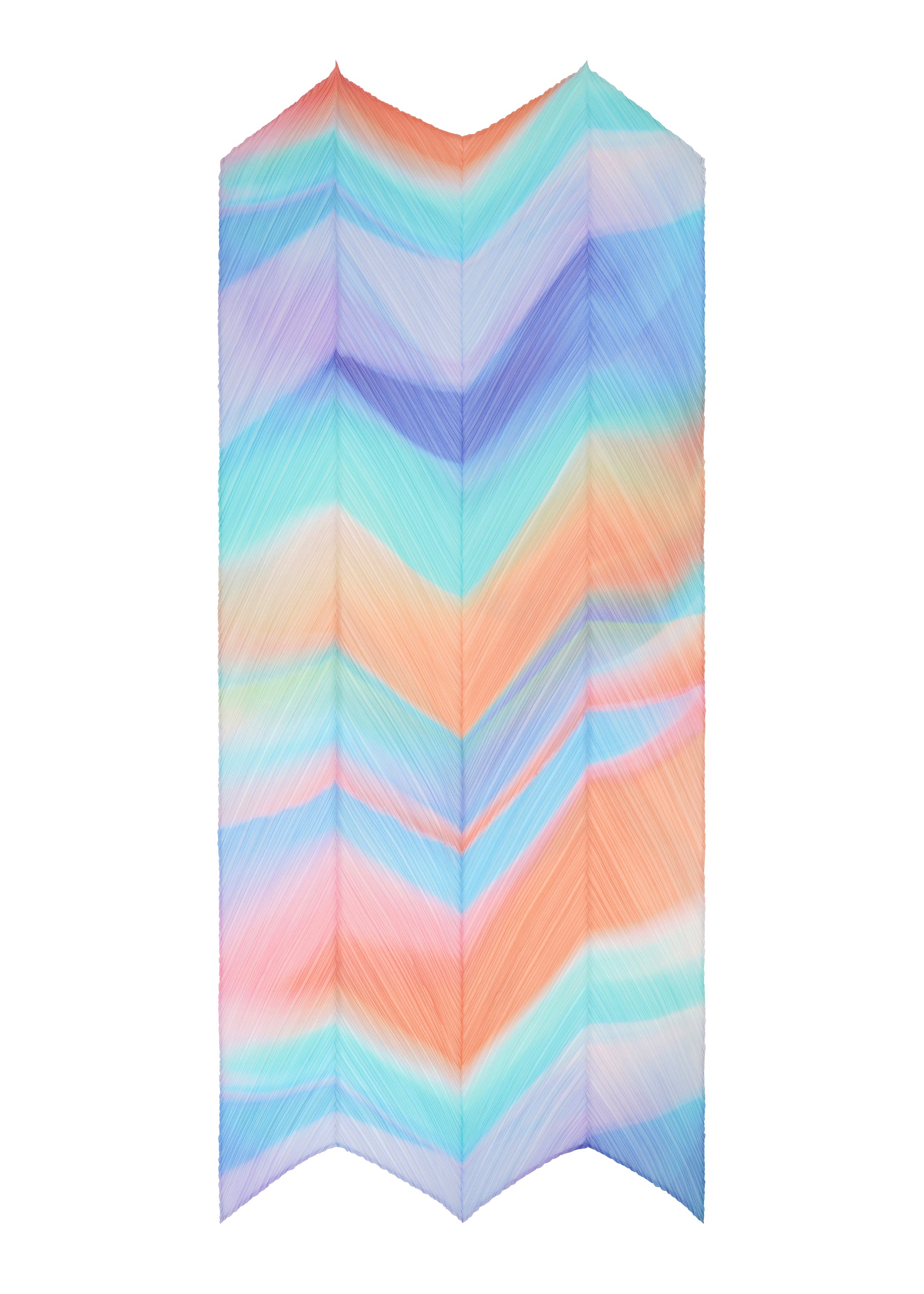 GROOVE SCARF Stole Blue