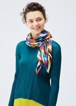 DANCING SQUARE SCARF Stole Blue