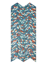 DANCING SQUARE SCARF Stole Blue