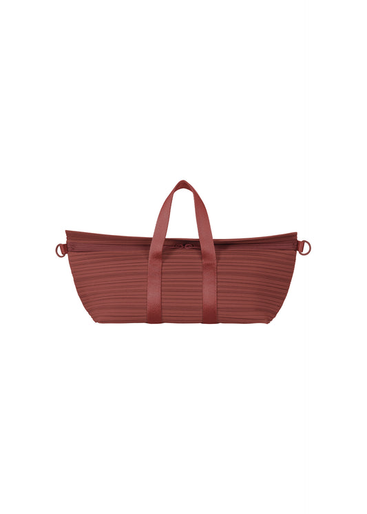 PLEATS BOSTON BAG Bag Brown Red