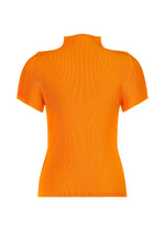 A detail shot of the Pleats Please Issey Miyake MIST APRIL shirt.