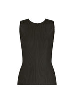 A product shot of the PLEATS PLEASE ISSEY MIYAKE MIST JUNE shirt in charcoal.