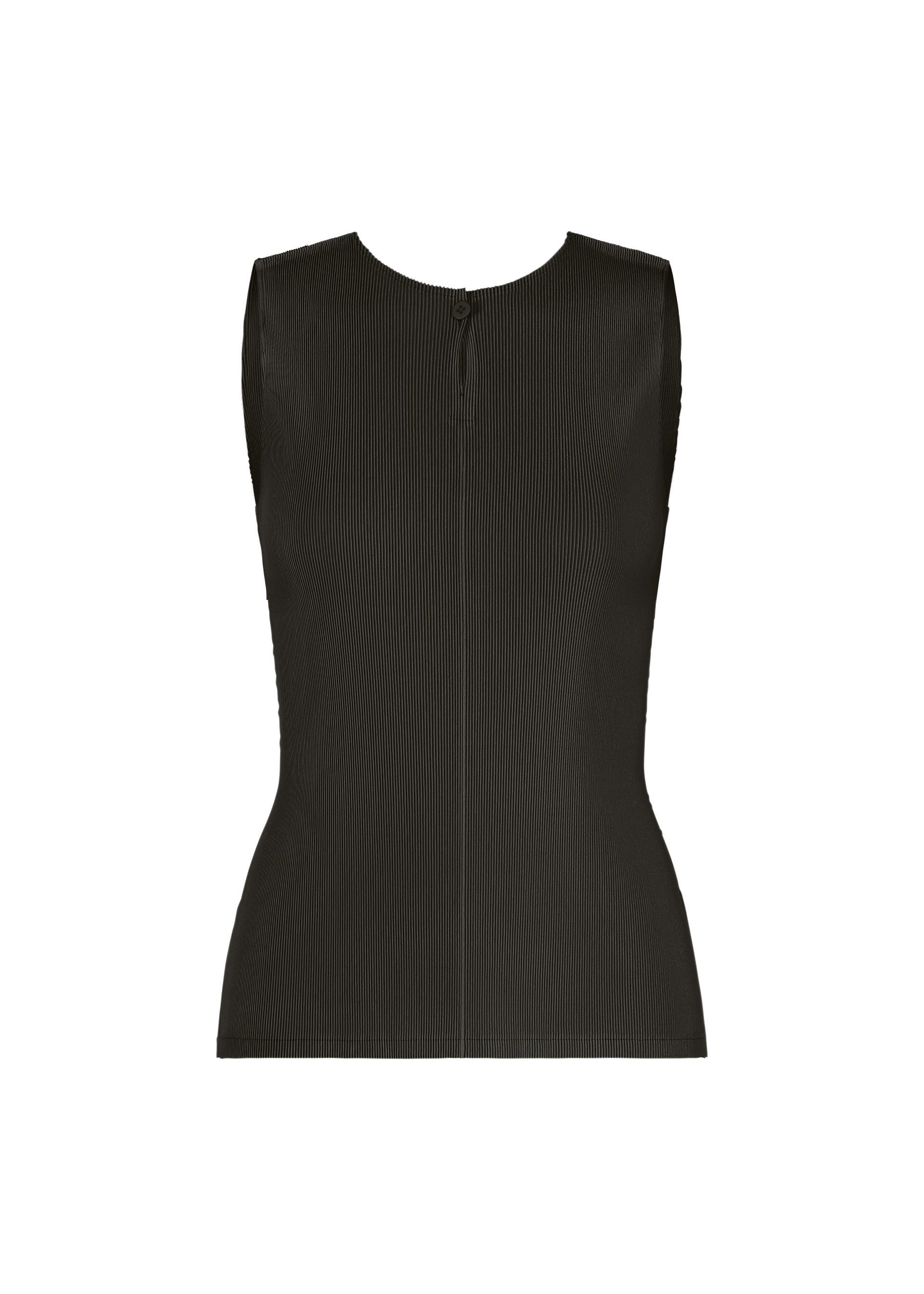 A product shot of the PLEATS PLEASE ISSEY MIYAKE MIST JUNE shirt in charcoal.