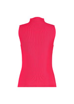 A detail shot of the PLEATS PLEASE ISSEY MIYAKE MIST JUNE shirt.