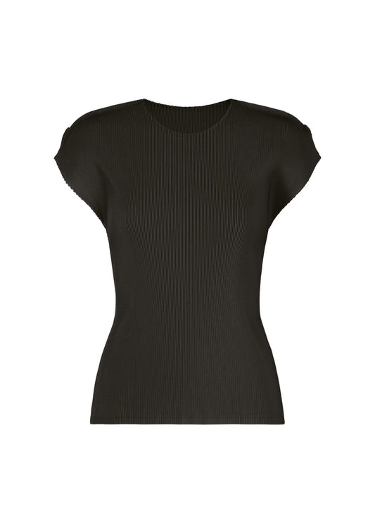 A product shot of the PLEATS PLEASE ISSEY MIYAKE MIST JUNE shirt in charcoal.