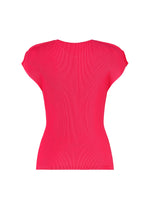 A detail shot of the PLEATS PLEASE ISSEY MIYAKE MIST JUNE shirt.