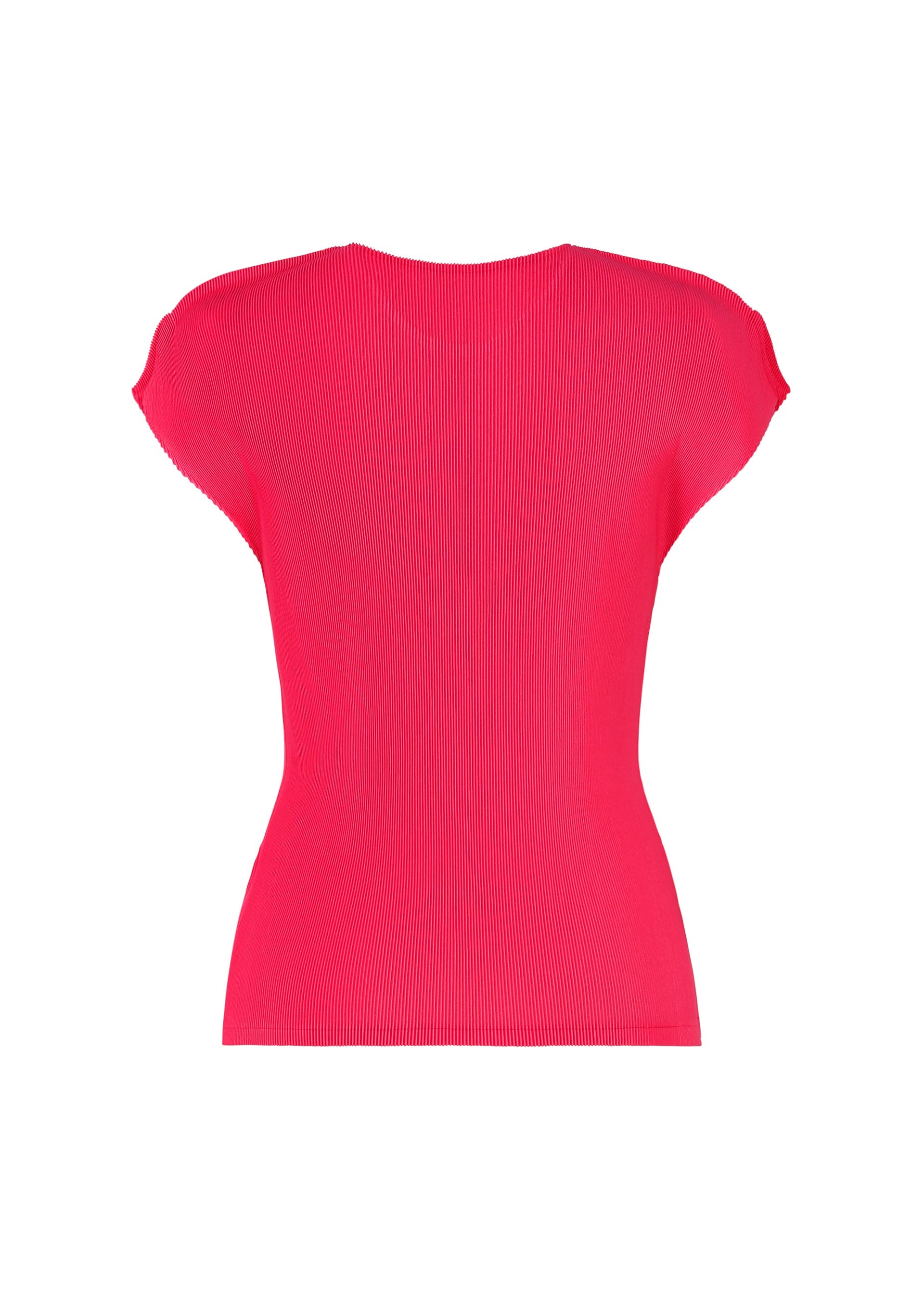 A detail shot of the PLEATS PLEASE ISSEY MIYAKE MIST JUNE shirt.