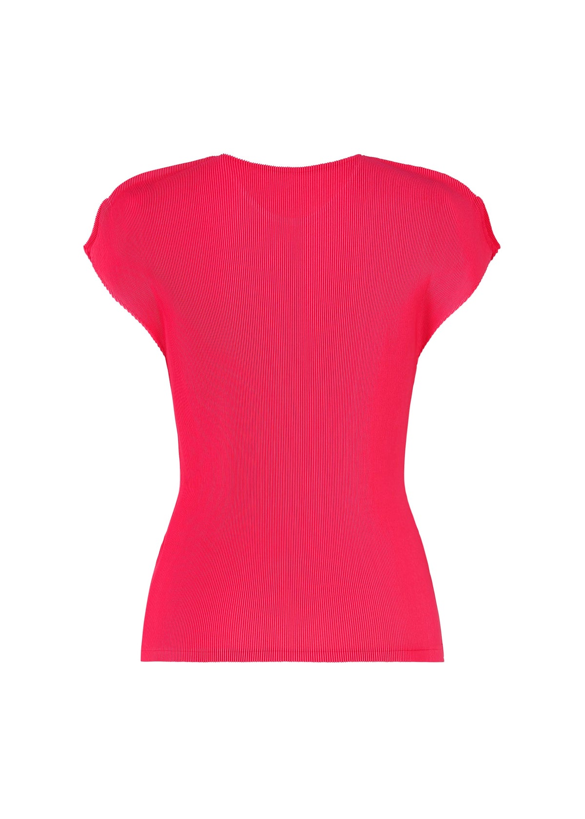 A detail shot of the PLEATS PLEASE ISSEY MIYAKE MIST JUNE shirt.