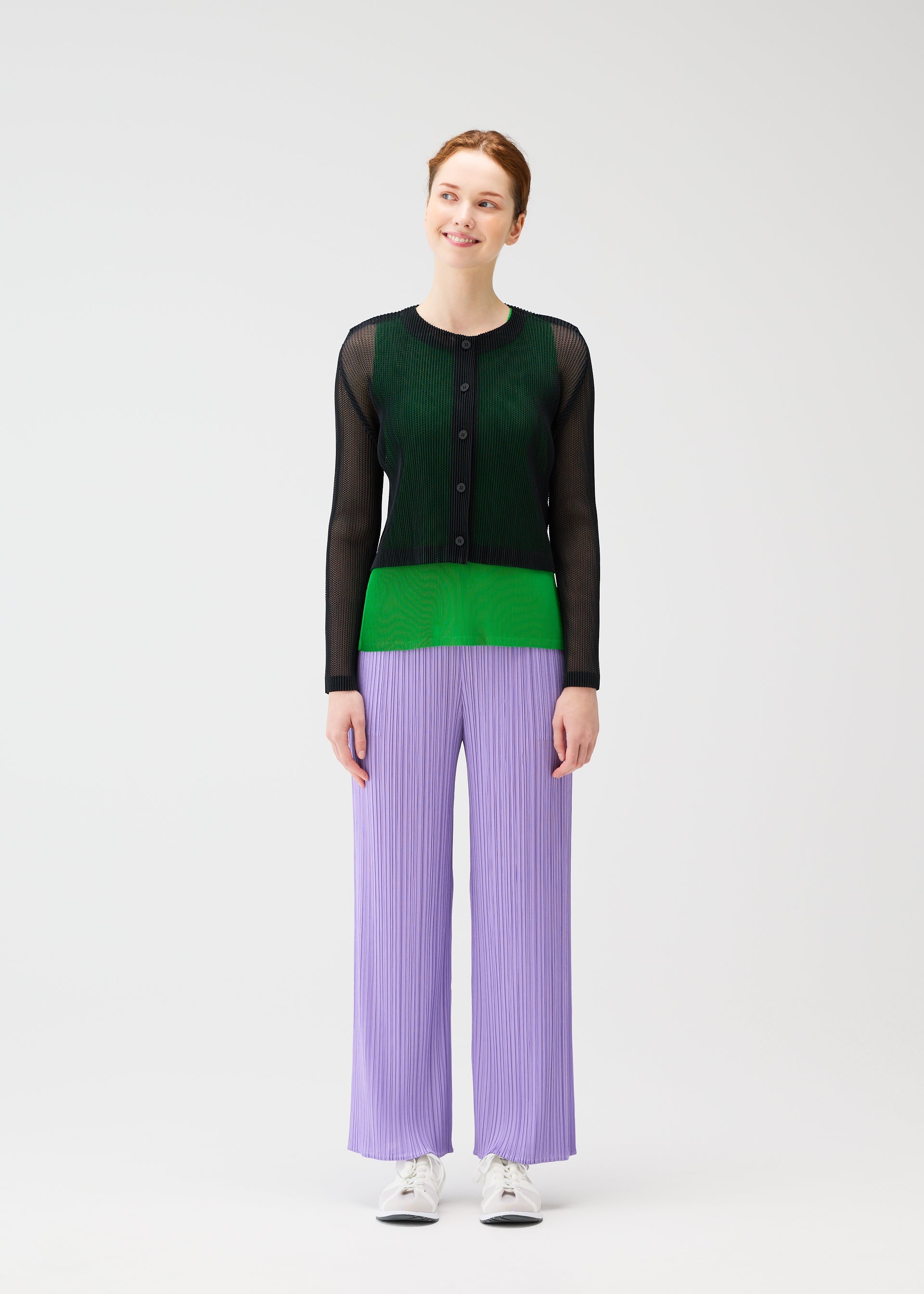 TATAMI APRIL Cardigan Green – ISSEY MIYAKE EU