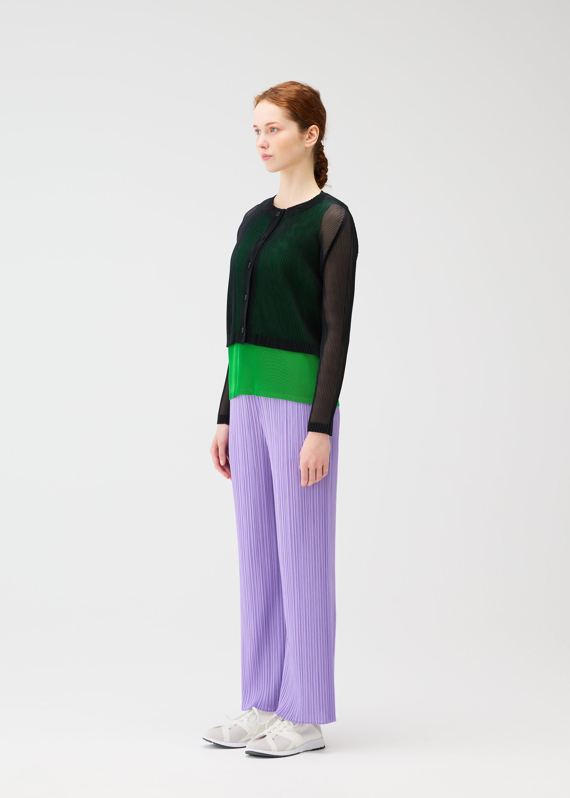 TATAMI APRIL Cardigan Green – ISSEY MIYAKE EU