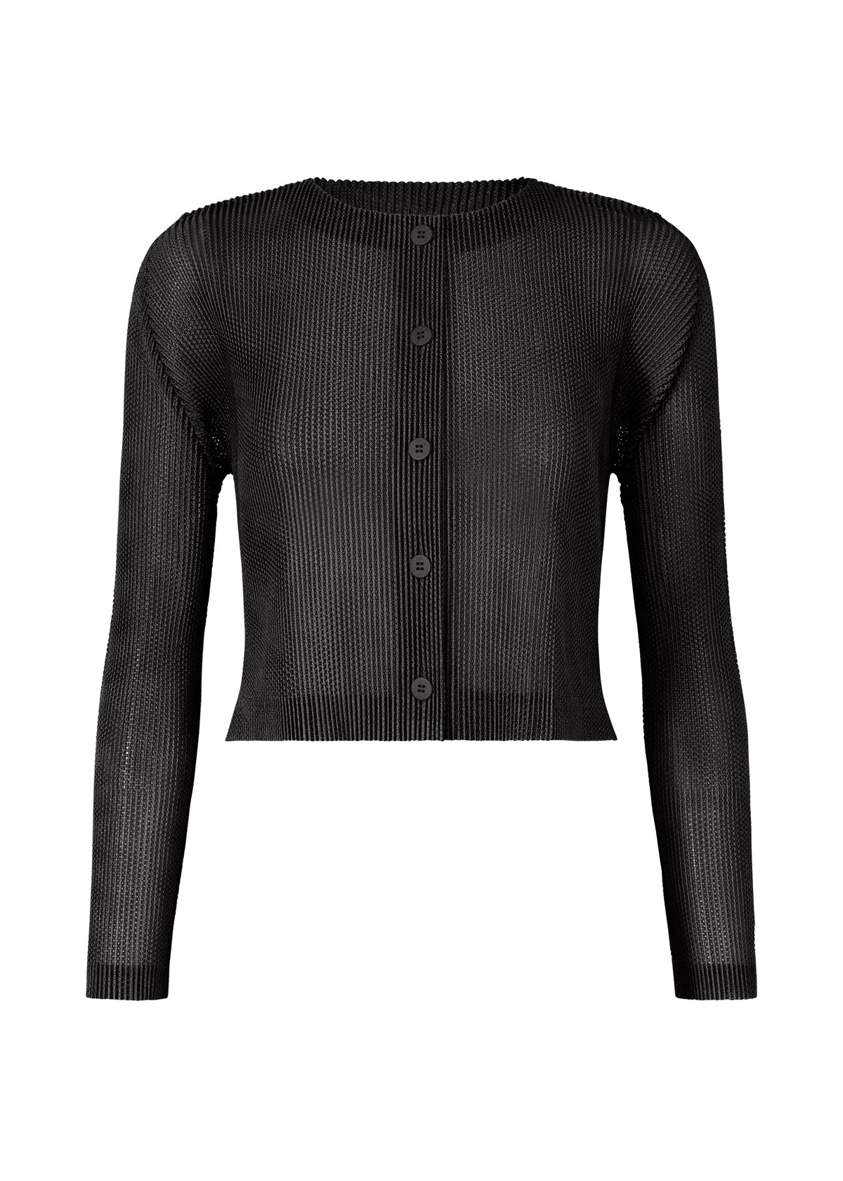 A product shot of the Pleats Please Issey Miyake TATAMI APRIL cardigan in .