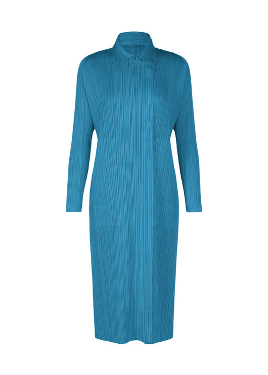 A product shot of the PLEATS PLEASE ISSEY MIYAKE MONTHLY COLORS FEBRUARY prêt à porter in blue (76).
