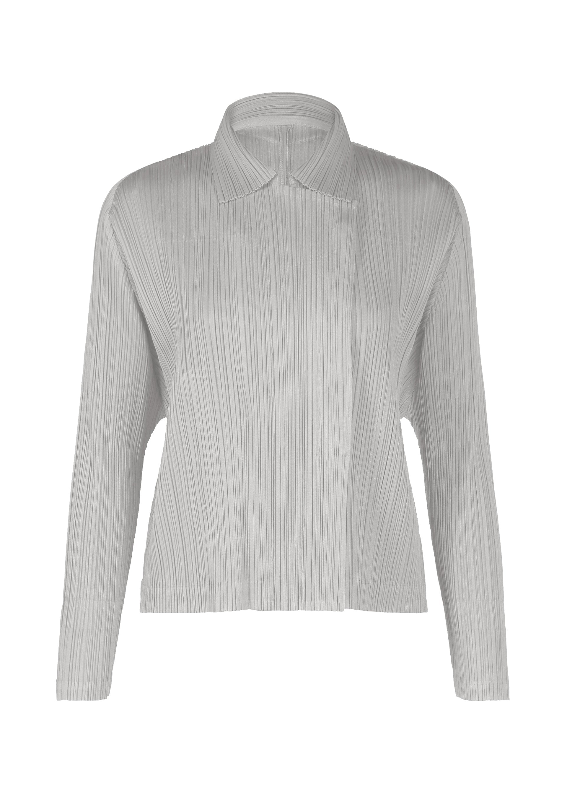 A product shot of the PLEATS PLEASE ISSEY MIYAKE MONTHLY COLORS FEBRUARY prêt à porter in grey (10).