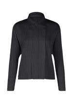 A product shot of the PLEATS PLEASE ISSEY MIYAKE MONTHLY COLORS FEBRUARY prêt à porter in black (15).