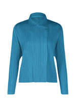 A product shot of the PLEATS PLEASE ISSEY MIYAKE MONTHLY COLORS FEBRUARY prêt à porter in blue (76).