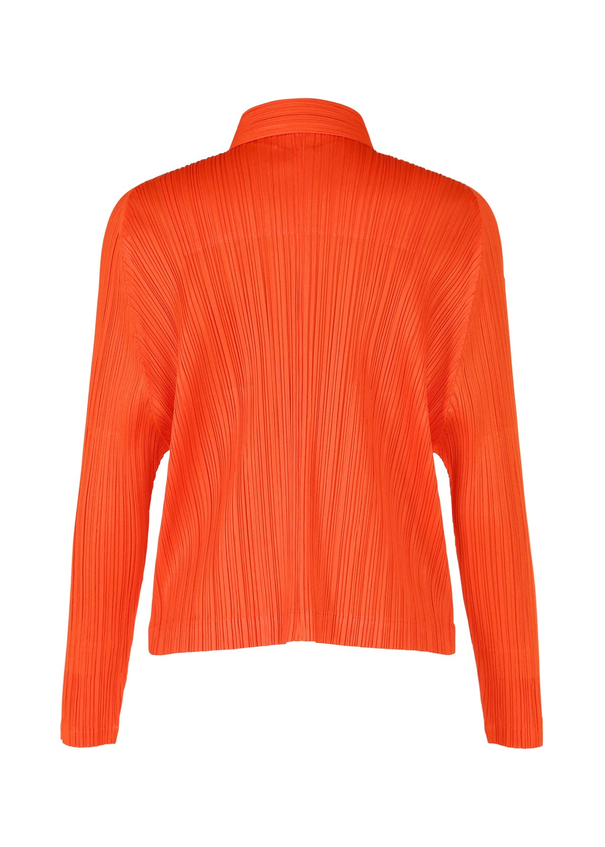 A detail shot of the PLEATS PLEASE ISSEY MIYAKE MONTHLY COLORS FEBRUARY prêt à porter.