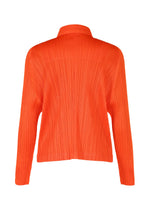 A detail shot of the PLEATS PLEASE ISSEY MIYAKE MONTHLY COLORS FEBRUARY prêt à porter.