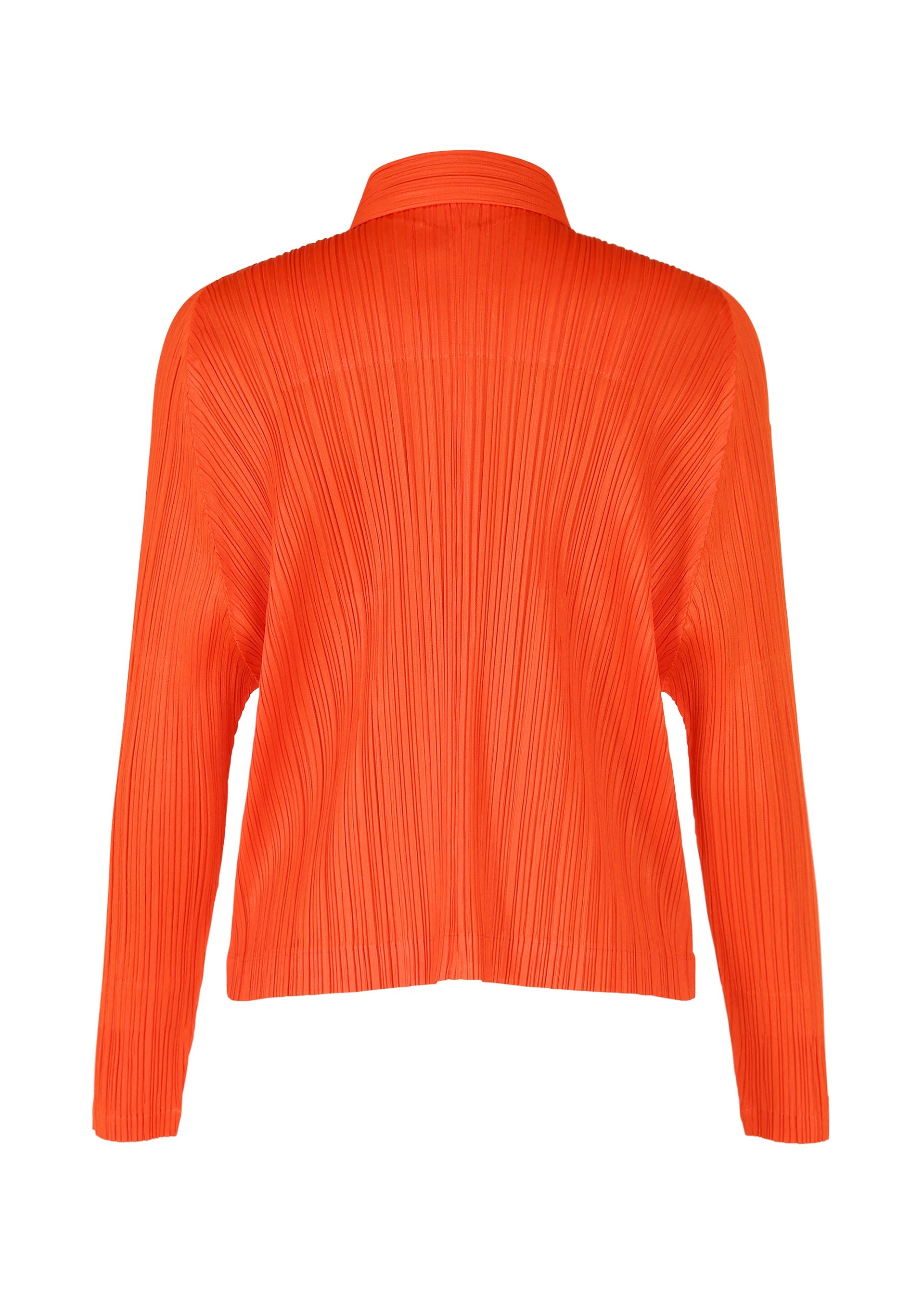 A detail shot of the PLEATS PLEASE ISSEY MIYAKE MONTHLY COLORS FEBRUARY prêt à porter.