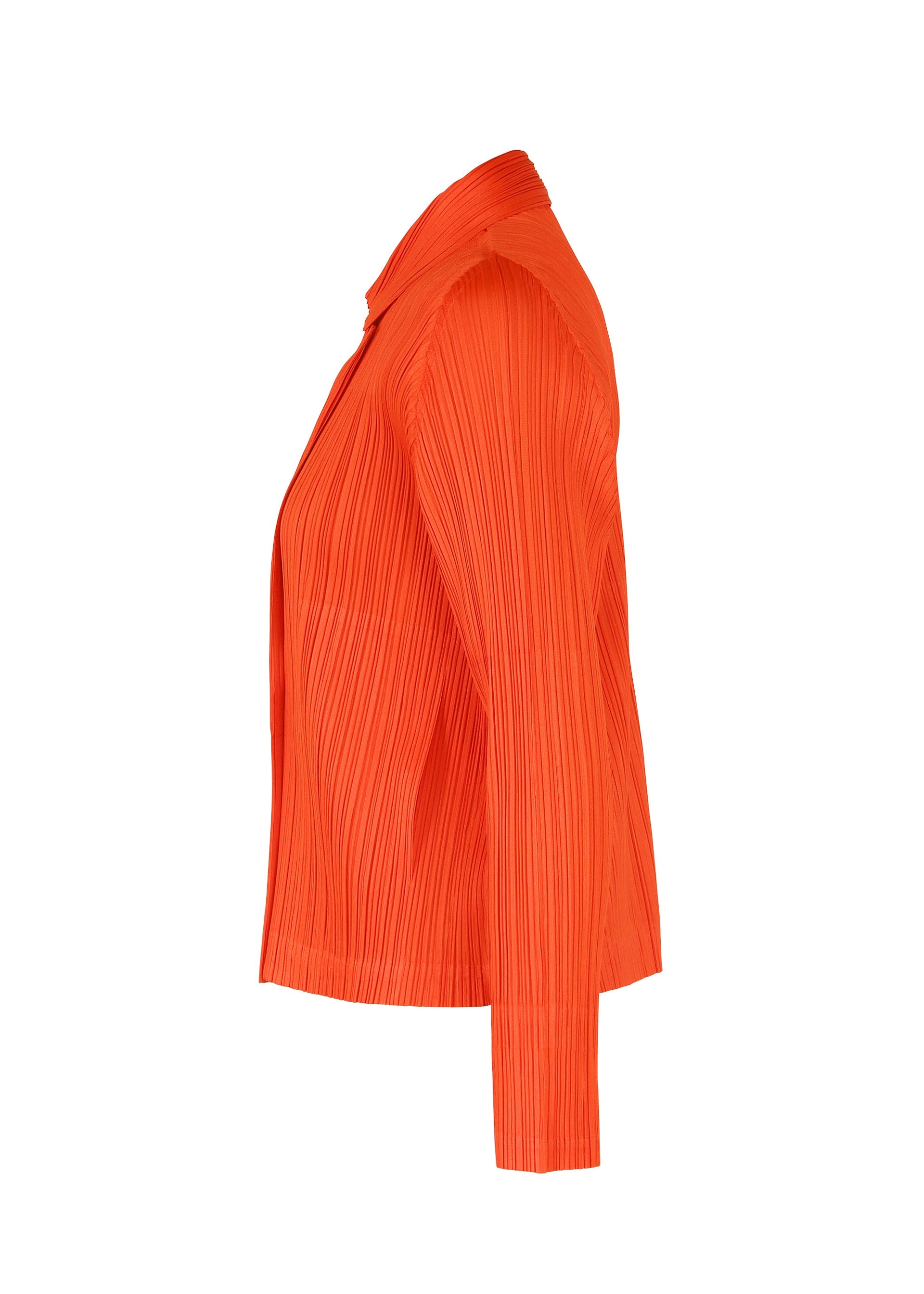 A detail shot of the PLEATS PLEASE ISSEY MIYAKE MONTHLY COLORS FEBRUARY prêt à porter.