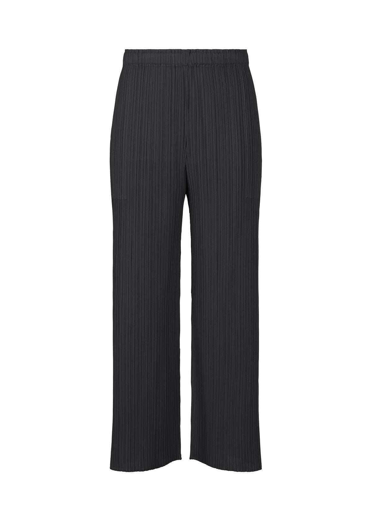 A product shot of the PLEATS PLEASE ISSEY MIYAKE MONTHLY COLORS FEBRUARY prêt à porter in black (15).