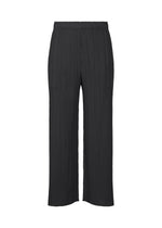 A product shot of the PLEATS PLEASE ISSEY MIYAKE MONTHLY COLORS FEBRUARY prêt à porter in black (15).