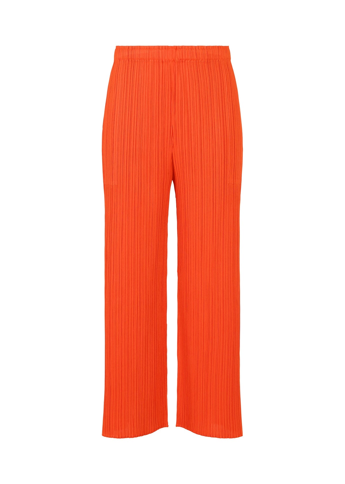 A product shot of the PLEATS PLEASE ISSEY MIYAKE MONTHLY COLORS FEBRUARY prêt à porter in red (24).
