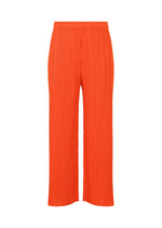 A product shot of the PLEATS PLEASE ISSEY MIYAKE MONTHLY COLORS FEBRUARY prêt à porter in red (24).