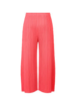A detail shot of the Pleats Please Issey Miyake MONTHLY COLORS MARCH prêt à porter.