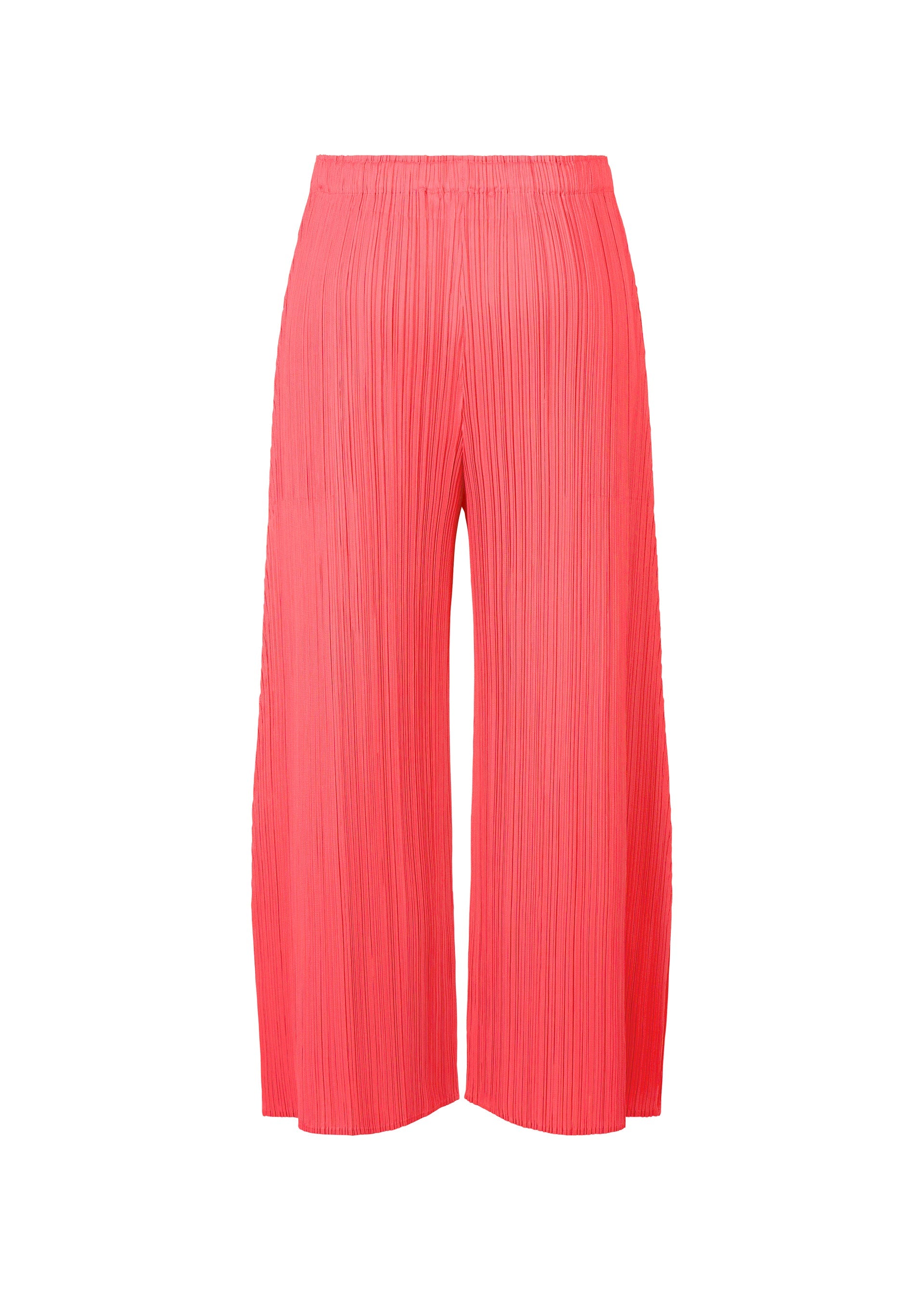 A detail shot of the Pleats Please Issey Miyake MONTHLY COLORS MARCH prêt à porter.