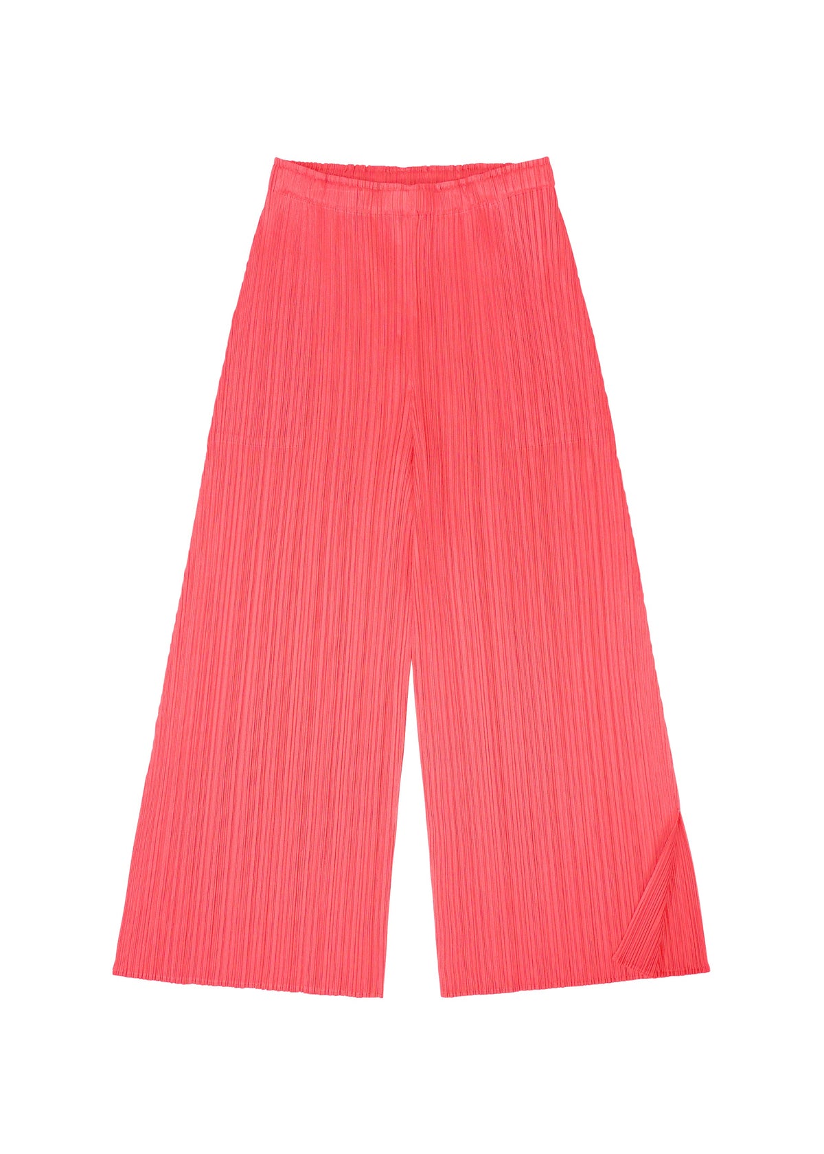 A detail shot of the Pleats Please Issey Miyake MONTHLY COLORS MARCH prêt à porter.