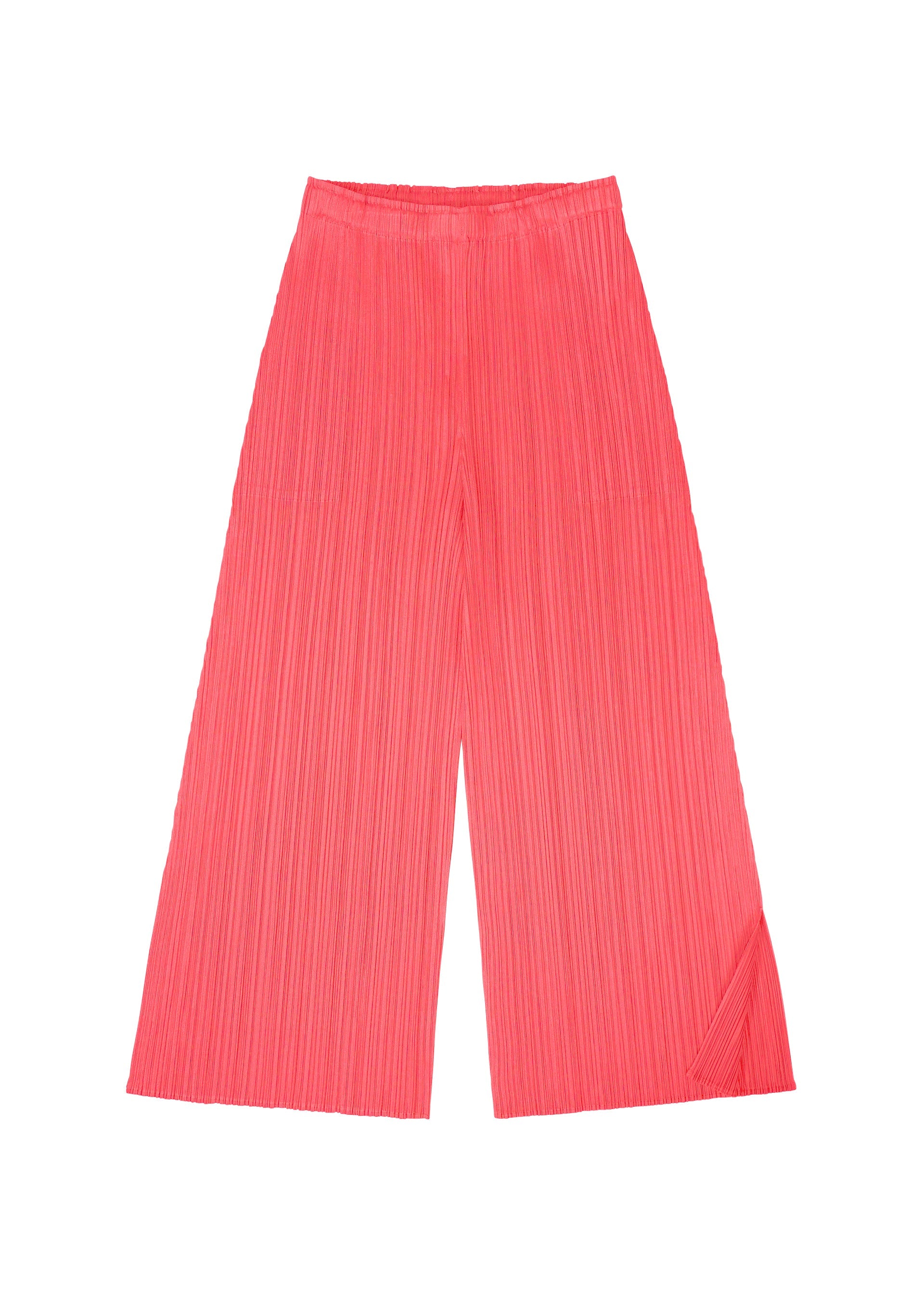 A detail shot of the Pleats Please Issey Miyake MONTHLY COLORS MARCH prêt à porter.