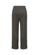 A detail shot of the PLEATS PLEASE ISSEY MIYAKE MONTHLY COLORS : JUNE trousers.