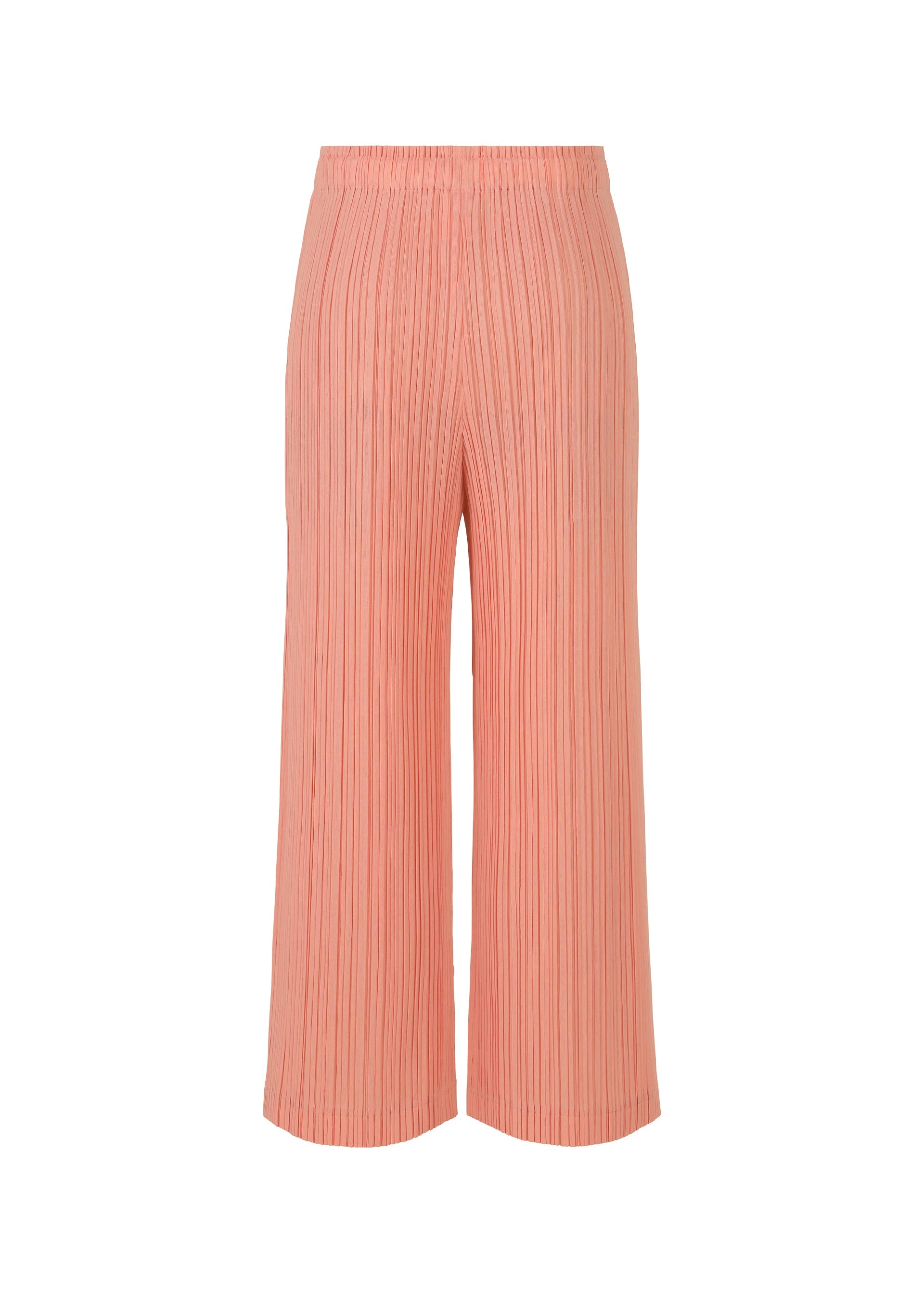 A detail shot of the Pleats Please Issey Miyake RAMIE PLEATS prêt à porter.