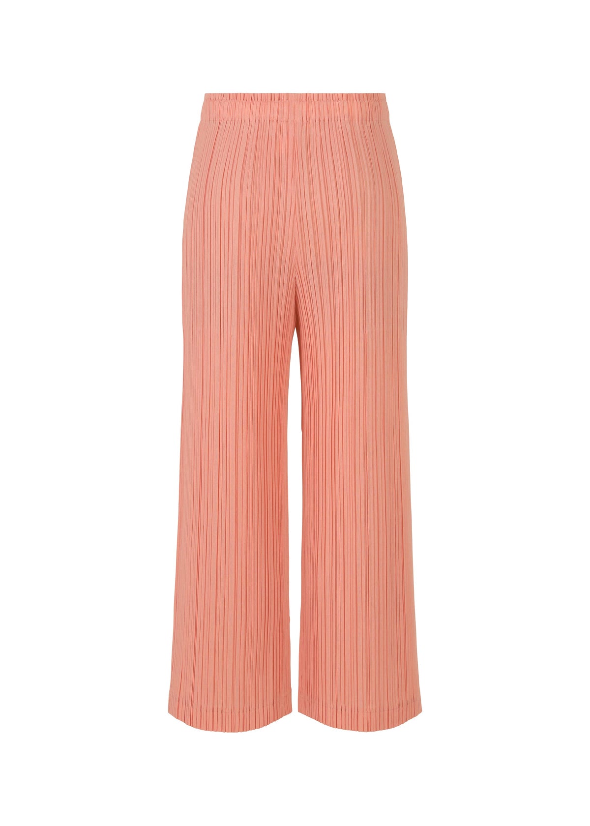 A detail shot of the Pleats Please Issey Miyake RAMIE PLEATS prêt à porter.