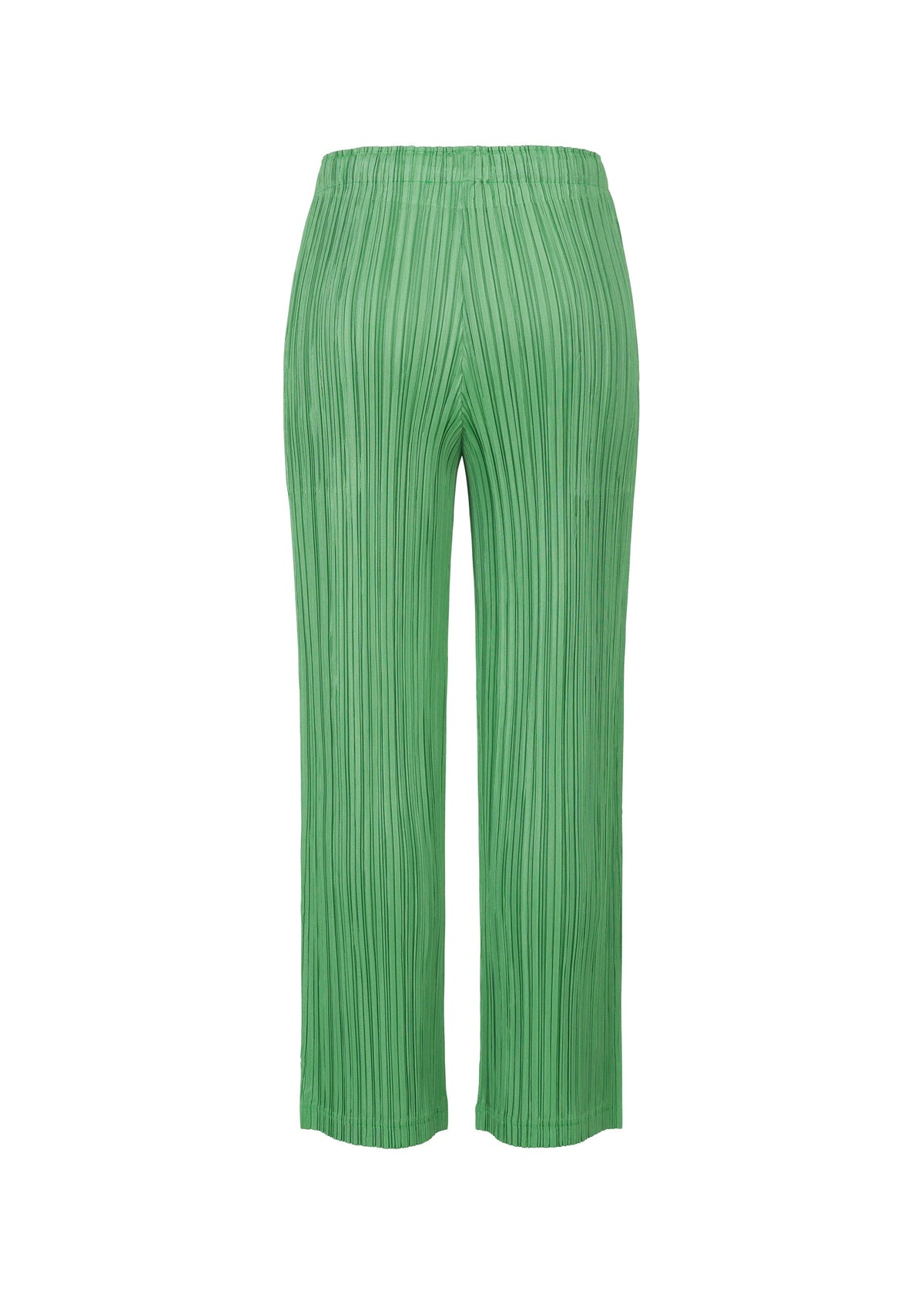 A detail shot of the Pleats Please Issey Miyake THICKER BOTTOMS 2 prêt à porter.