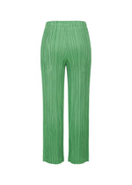 A detail shot of the Pleats Please Issey Miyake THICKER BOTTOMS 2 prêt à porter.