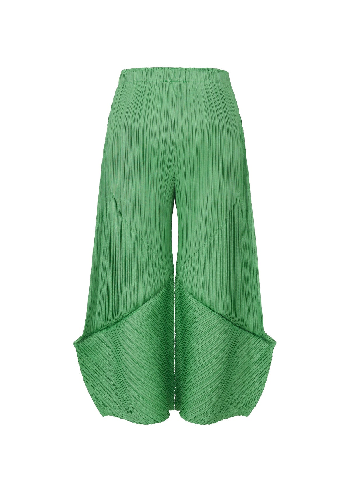 A detail shot of the Pleats Please Issey Miyake THICKER BOTTOMS 2 prêt à porter.