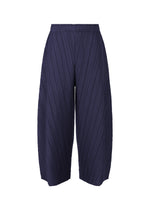 A product shot of the PLEATS PLEASE ISSEY MIYAKE COAST pp66jf4637505 in navy.