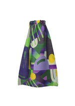 A detail shot of the Pleats Please Issey Miyake SODA POPS pants.
