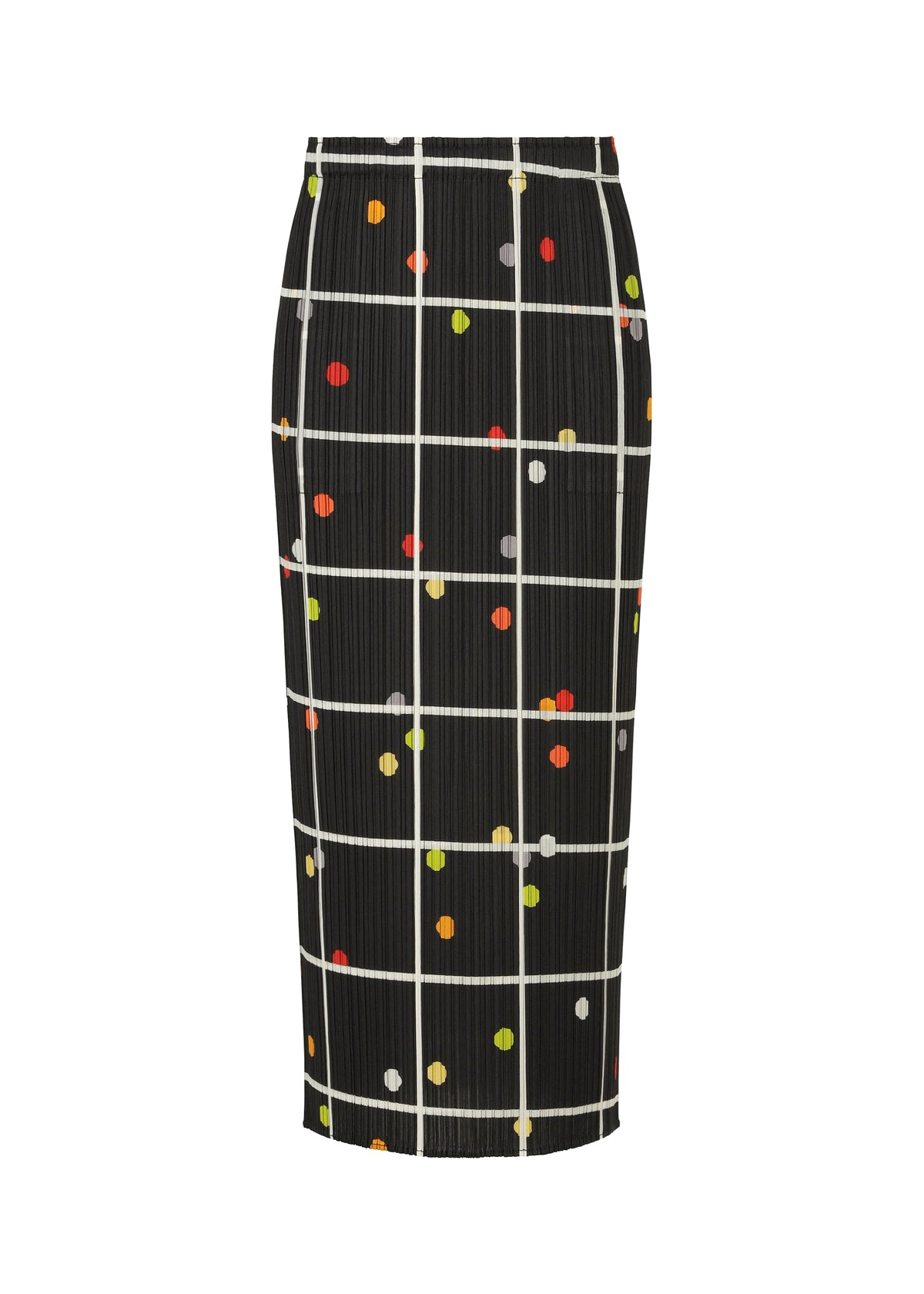 A product shot of the PLEATS PLEASE ISSEY MIYAKE CROSSING DOTS prêt à porter in black (15).