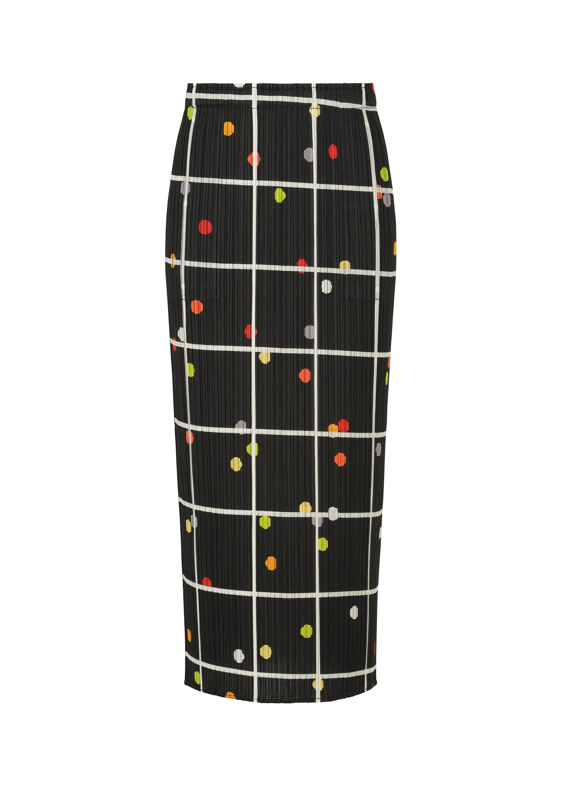 A product shot of the PLEATS PLEASE ISSEY MIYAKE CROSSING DOTS prêt à porter in black (15).